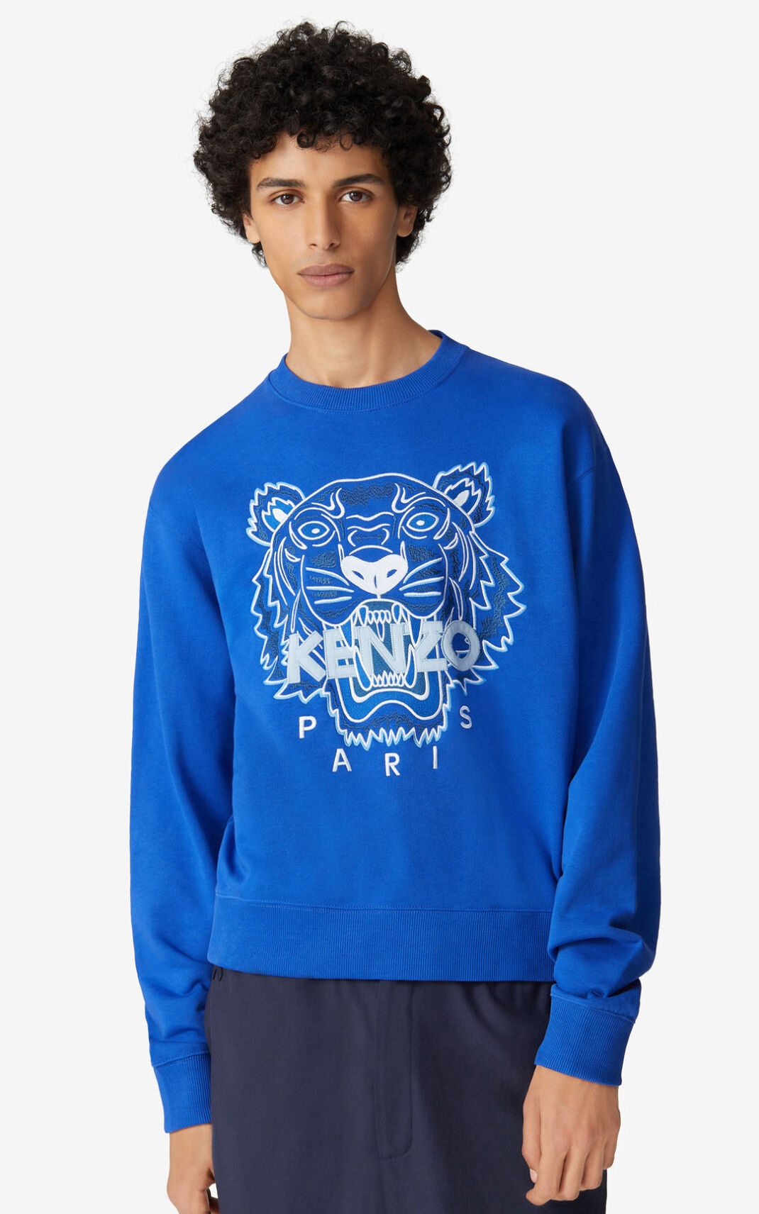 Kenzo Tiger Sweatshirt Herre - Kongeblå Blå DK-336861